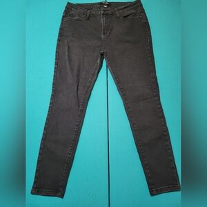 Judy Blue Skinny Mid Rise Jeans Black Size 32